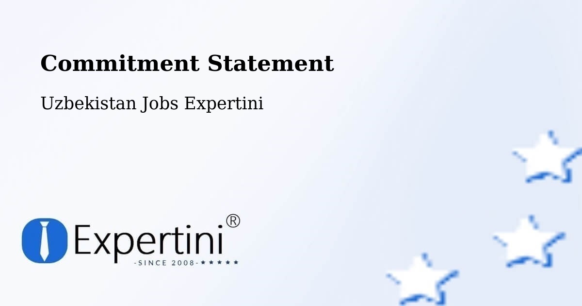 Corporate Commitment – Shohimardon - Uzbekistan Jobs Expertini