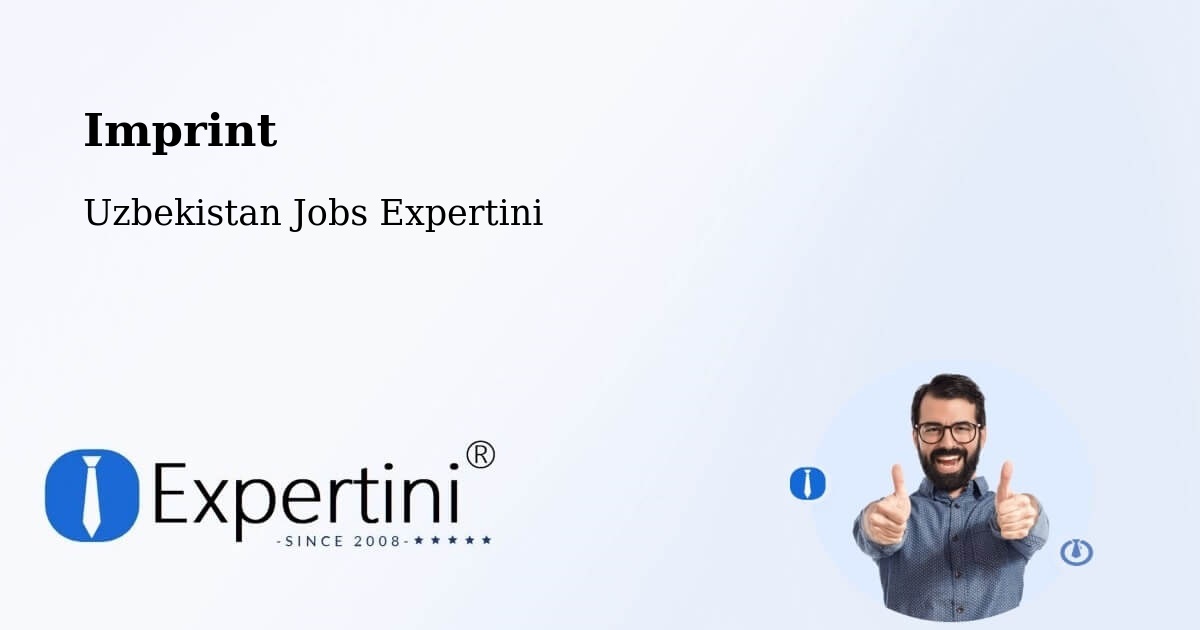 Imprint – Shohimardon - Uzbekistan Jobs Expertini